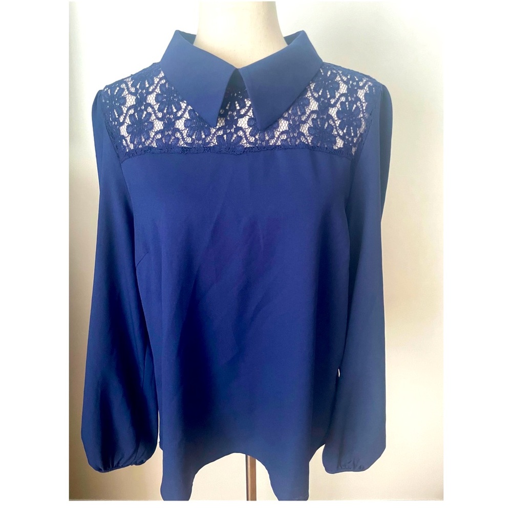 Lace detail blouse